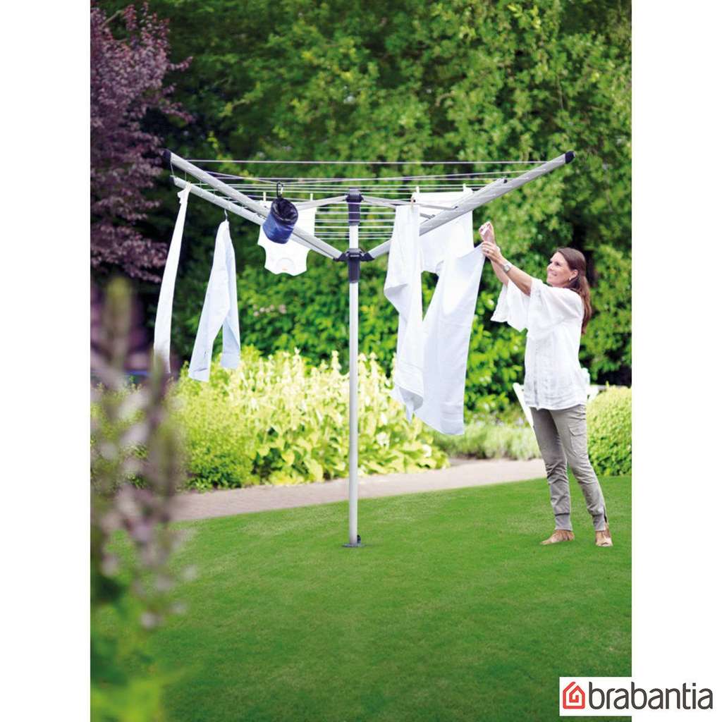 Brabantia Lift-O-Matic 60m Rotary Airer with Ground Spike + Cover (£53.98 via email offer)